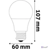 LED izzó E27 gömb A60 8W 806lm 3000K AVIDE
