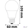 LED izzó E27 gömb A60 9 5W 1055lm 6400K AVIDE