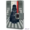Lego jegyzetfüzet 230x160 mm  pontrácsos, 96 lap, keményfedeles, fénykard zseléstollal