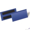 Kép 1/3 - Logisztikai zseb 100x38mm fekvő DURABLE mágnesse sötétkék