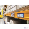 Logisztikai zseb 150 x 67mm fekvő DURABLE mágnesse sötétkék
