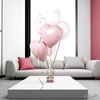 Partylufi súly bon-bon rosegold szív párban 
