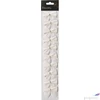 Kép 2/2 - Masni 24' plüss masni 8db/bliszter fehér glitteres 30cmx6cmx1cm sdkae