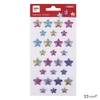 Matrica Apli domború, Kids Stickers, tündöklő csillagok