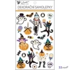 Matrica plasztik csillogó plasztik, HALLOWEEN