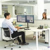 Kép 2/2 - Monitortartó kar Fellowes Seasa Dual Horizontal, fekete 