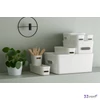 Műanyag tárolódoboz 1,3liter SMARTSTORE Compact Slim fehér