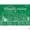 Kép 1/3 - Műszaki rajzlap A3 Victoria famentes 20lap 180g-os Irodai papíráru Victoria 713023021