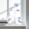 Selyemvirág - művirág 24' 70 cm metál glitters színjátszós jégcsap színű levelekkel sdkae