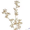Kép 3/3 - Selyemvirág - művirág bogyós Berry branch gold 92cm arany Holland SDDST53