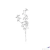 Kép 2/3 - Selyemvirág - művirág bogyós Berry branch silver 92cm ezüst SDDST53