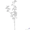 Kép 3/3 - Selyemvirág - művirág bogyós Berry branch silver 92cm ezüst SDDST53