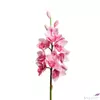 Kép 2/2 - Selyemvirág - művirág Orchidea műanyag 77cm fukszia
