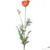 Kép 3/3 - Selyemvirág - művirág pipacs Papaver Joleen orange narancssárga mákvirág Holland SDDST53