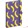 Kép 1/2 - Notesz A/5 Bananas vonalas 13x21 cm Realsystem 2025 kollekció!