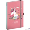 Kép 1/3 - Notesz A/5 Unicorn vonalas 13x21 cm Realsystem 2024 kollekció!