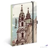 Kép 1/3 - Notesz Prague, lined, 2025 Primrose gumis vonalas 13x21cm Realsystem 2025 kollekció!