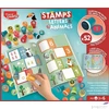 Kép 4/4 - Nyomdázó készlet foglalkoztató füzettel MAPED CREATIV Stamps betűk és állatok