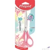 Kép 2/3 - Olló 16cm Maped Sensoft 3D általános, rugalmas nyél, vegyes színekb Irodai kiegészítők MAPED 486214