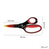 Olló iskolai 15cm FISKARS ombré piros