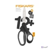 Olló iskolai 18cm FISKARS csillámos fekete