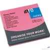 Kép 1/2 - Öntapadós jegyzettömb Info Notes 75x75 mm 80 lapos élénk pink