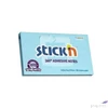 Kép 1/8 - Öntapadós jegyzettömb Stick N 76x127 mm, 100 lap, 360, kék 