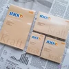 Öntapadós jegyzettömb Stick N 76x127 mm, 100 lap, Kraft Notes, barna