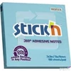 Kép 2/8 - Öntapadós jegyzettömb Stick N 76x76 mm, 100 lap, 360, kék 