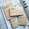 Kép 5/8 - Öntapadós jegyzettömb Stick N 76x76 mm, 100 lap, Kraft Notes, barna 