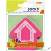 Kép 1/5 - Öntapadós jegyzettömb Stick N nyíl alakú, 70x70 mm, 50 lap, magenta 