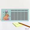 Órarend 2 oldalas Lizzy 26 Lollipop Capybara  Tolltartóhoz 