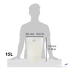 Kép 3/4 - Papírkosár 15l Exacompta PP, Office, matt fehér 