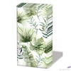Kép 1/2 - Papírzsebkendő 10db-os Jungle leaves white
