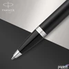 Kép 5/5 - Parker IM Royal golyóstoll Essential, matt fekete test,ezüst klipsz 2143632