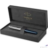 Kép 3/4 - Parker Royal Sonnet töltőtoll PREMIUM 18K METÁL KÉK, EZÜST KLIPSZ 2119743