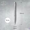 Kép 4/4 - Parker Royal Urban golyóstoll Twist rozsdamentes csiszolt 2143641 ezüst klipszes