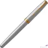 Kép 2/6 - Parker Sonnet töltőtoll Rozsdamentes acél tolltest arany klipszes-kupakos toll