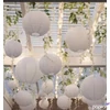 Kép 1/2 - Party dekor lampion gömb papír, csipkés 14,5cm