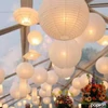 Kép 1/2 - Party dekor lampion gömb papír, csipkés 20cm