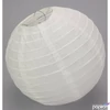 Kép 2/2 - Party dekor lampion gömb papír, csipkés 20cm