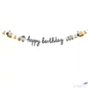 Kép 1/2 - Party banner építő járművek happy birthday 2m