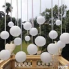 Kép 2/2 - Party lampion dekor gömb papír, csipkés 30cm