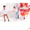 Kép 5/5 - Party konfetti szív forma, light pink, 15gr/csomag