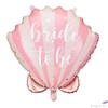 Kép 1/5 - Party Lufi Fólia Bride to be, 52 cm Tengeri kagyló 