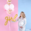 Kép 2/4 - Party Lufi fólia Girl felirat arany,77x70cm
