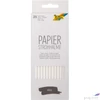 Kép 1/4 - Party papír szívószálak 20cm 25db/csomag "fehér "fehér