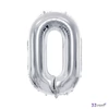Partylufi fólia 0. szám 72 cm, ezüst 