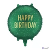 Partylufi fólia Happy Birthday 35 cm, zöld 