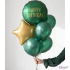 Partylufi fólia Happy Birthday 35 cm, zöld 